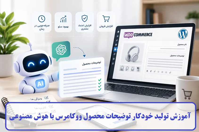آموزش تولید خودکار توضیحات محصول ووکامرس با هوش مصنوعی