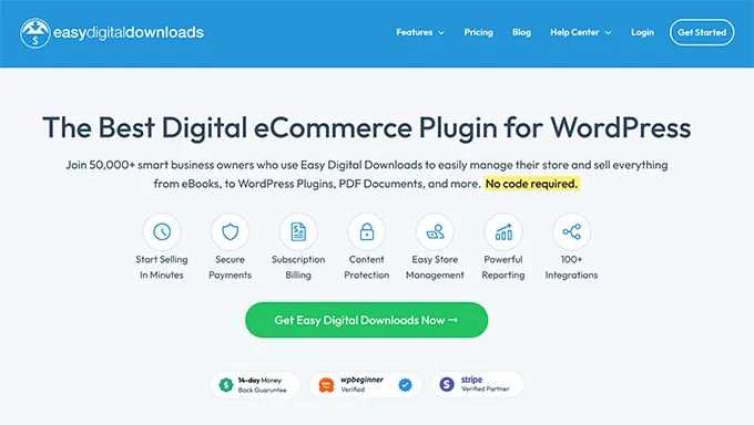 Easy Digital Downloads:بهترین افزونه های چند فروشگاهی ووکامرس