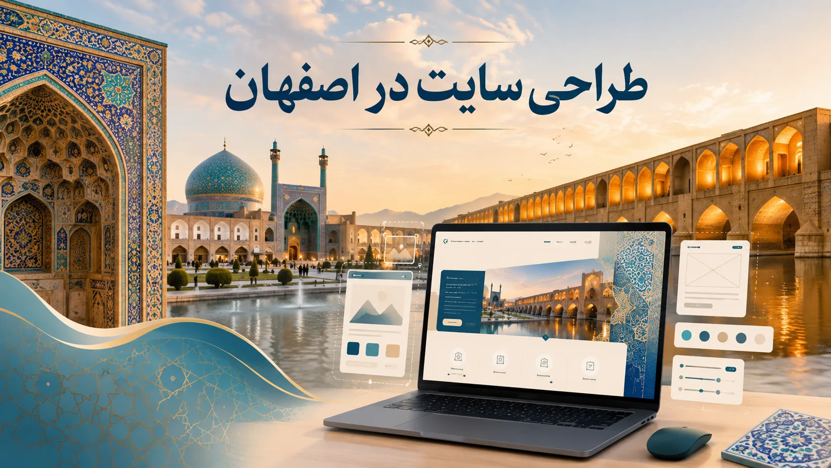 طراحی سایت در اصفهان با سئو حرفه ای و پشتیبانی 24 ساعته