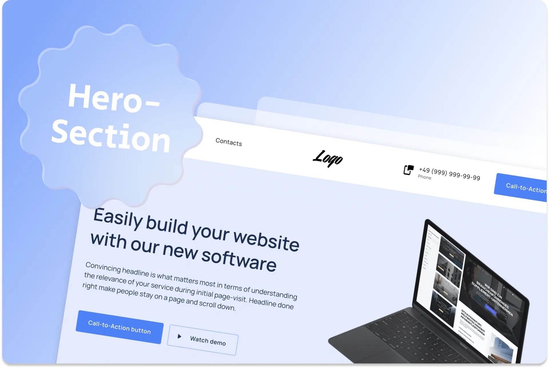 نقش Hero Section در طراحی سایت