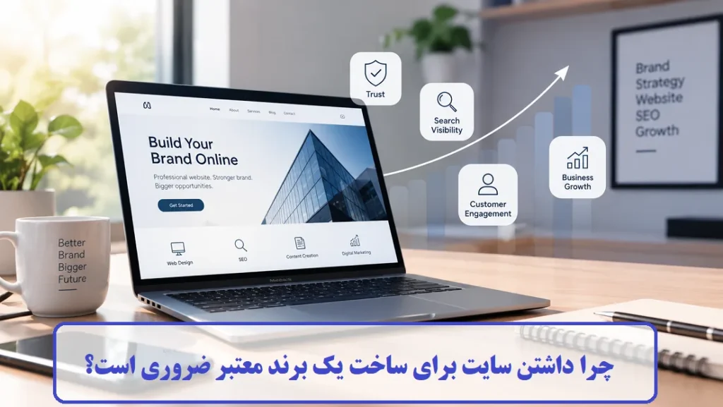 داشتن سایت برای ساخت یک برند معتبر